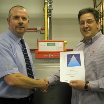 2010 Training at Viessmann headquarters UK on installation and servicing of their latest boilers.